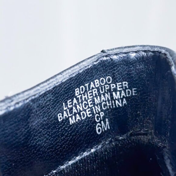 Wicked Style Bandolino Black Long Square Toe Boots Heeled Buckle Accent Shoe - Picture 9 of 12